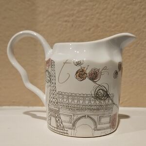 222 Fifth Lissome Parisian Themed Porcelain Creamer